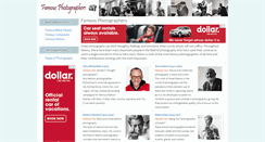 Desktop Screenshot of famous-photographers.com