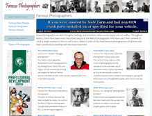 Tablet Screenshot of famous-photographers.com